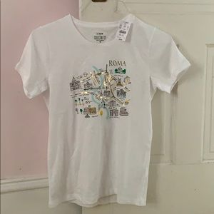 Jcrew Collector Tee ROMA size: Small, *NWT*